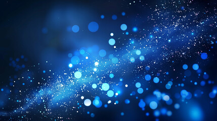 Obraz na płótnie Canvas Blue sparkle glitter abstract background 