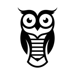 Owl Vector Logo Design Template