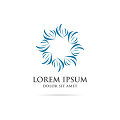 Obraz premium abstract logo. concept and design. vector illustration