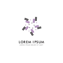 abstract logo. concept and design. vector illustration