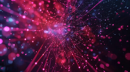 A dynamic representation of a digital data stream this image features an abstract pattern of glowing binary code conveying the continuous flow and speed of information in the digital age