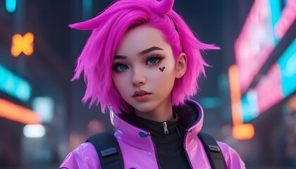Electric Visions: Cyberpunk Heroines Unleashed