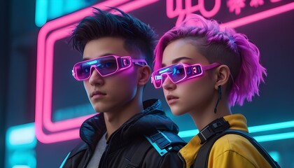 Electric Visions: Cyberpunk Heroines Unleashed