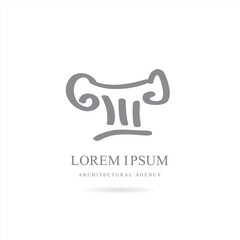 Architecture and Building. Vector logo concept design