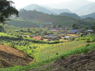 Naklejka premium Chiang Dao and around