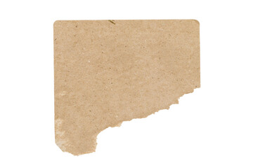 Old brown paper texture or background for design with copy space for text or image