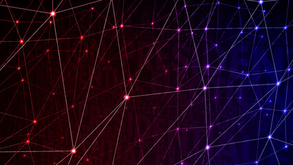 Fototapeta premium Politics presidential election text and connected lines for political candidate backdrop poll results, and election campaign