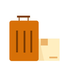 Suitcase vector symbol