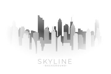 Fototapeta premium modern skyline building banner with eye catching view