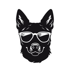 German Shepherd Silhouette