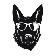 German Shepherd Silhouette