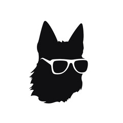 German Shepherd Silhouette 