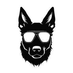 German Shepherd Silhouette 