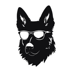 German Shepherd Silhouette 