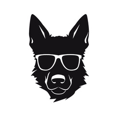 German Shepherd Silhouette 