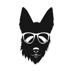 German Shepherd Silhouette 