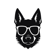 German Shepherd Silhouette 