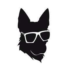 German Shepherd Silhouette 