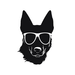 German Shepherd Silhouette 