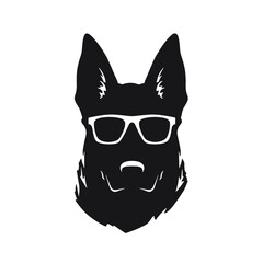 German Shepherd Silhouette 