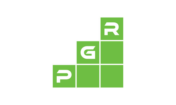 PGR initial letter financial logo design vector template. economics, growth, meter, range, profit, loan, graph, finance, benefits, economic, increase, arrow up, grade, grew up, topper, company, scale