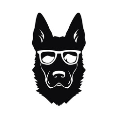 German Shepherd Silhouette 