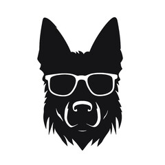 German Shepherd Silhouette 