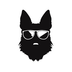 German Shepherd Silhouette 