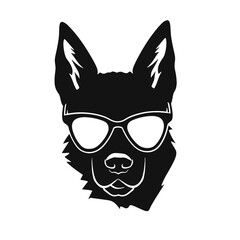 German Shepherd Silhouette 