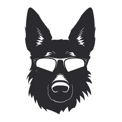 German Shepherd Silhouette 