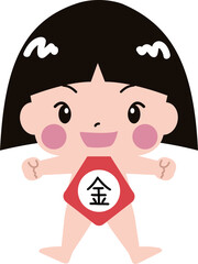 金太郎のイラスト