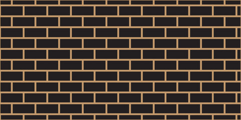 Dark black brick wall background. architecture construction stone block brick wallpaper. seamless building cement concrete wall grunge background.