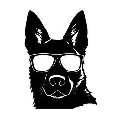 Pug dog - isolated vector illustration