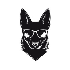 Pug dog - isolated vector illustration