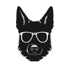 Pug dog - isolated vector illustration