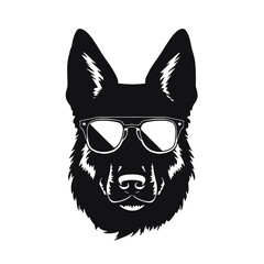 Pug dog - isolated vector illustration