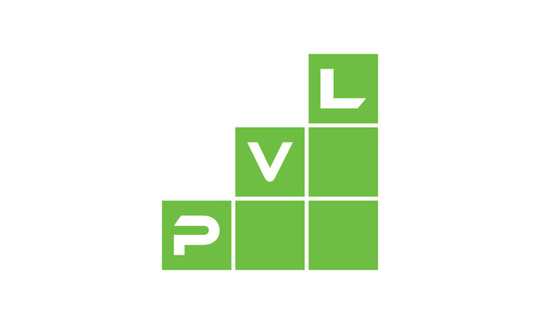 PVL initial letter financial logo design vector template. economics, growth, meter, range, profit, loan, graph, finance, benefits, economic, increase, arrow up, grade, grew up, topper, company, scale