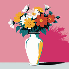 flowers in vase