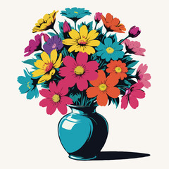 flowers in vase