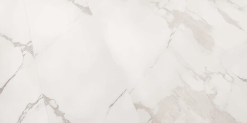 Panoramic white Carrera  stone marble texture background. White and grey floor ceramic counter texture stone slab smooth tile background.