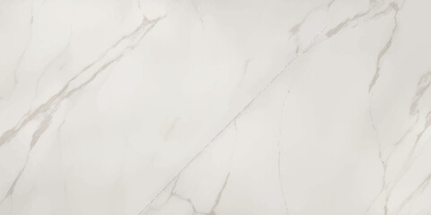 Panoramic white Carrera  stone marble texture background. White and grey floor ceramic counter texture stone slab smooth tile background. - obrazy, fototapety, plakaty