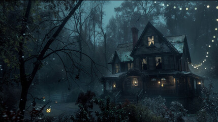 In many neighborhoods houses are decorated with spooky lights and sound effects creating a truly eerie atmosphere.
