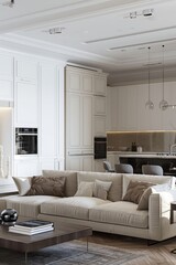 Modern Beautiful Living Room Interior