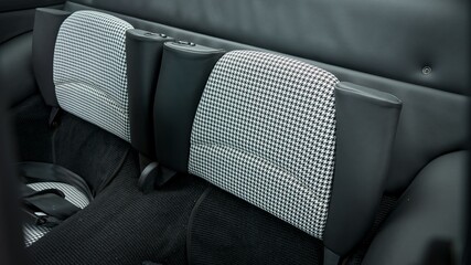 Houndstooth rear seats