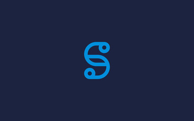letter s technology logo icon design vector design template inspiration