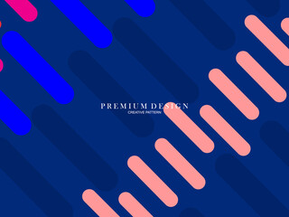 Background for the composition of colorful minimalist line art shapes with a modern concept.