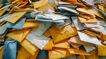 A screen shot of a customers email inbox overflowing with Cyber Monday promotional emails from various retailers enticing them to shop online.