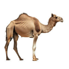 view of camel transparent isolated on white png