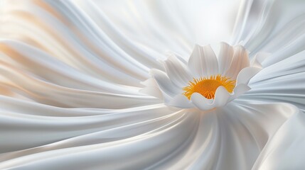 Daisy Fluidity: Daisy petals adopt a fluid form, their liquid motion captivating observers with its graceful beauty.