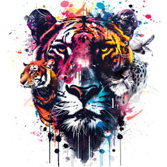 Animal Graffiti, t-shirt design